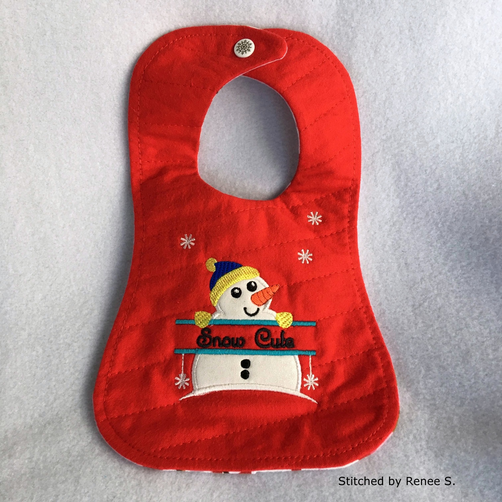 Snow Cute Baby Bib-4