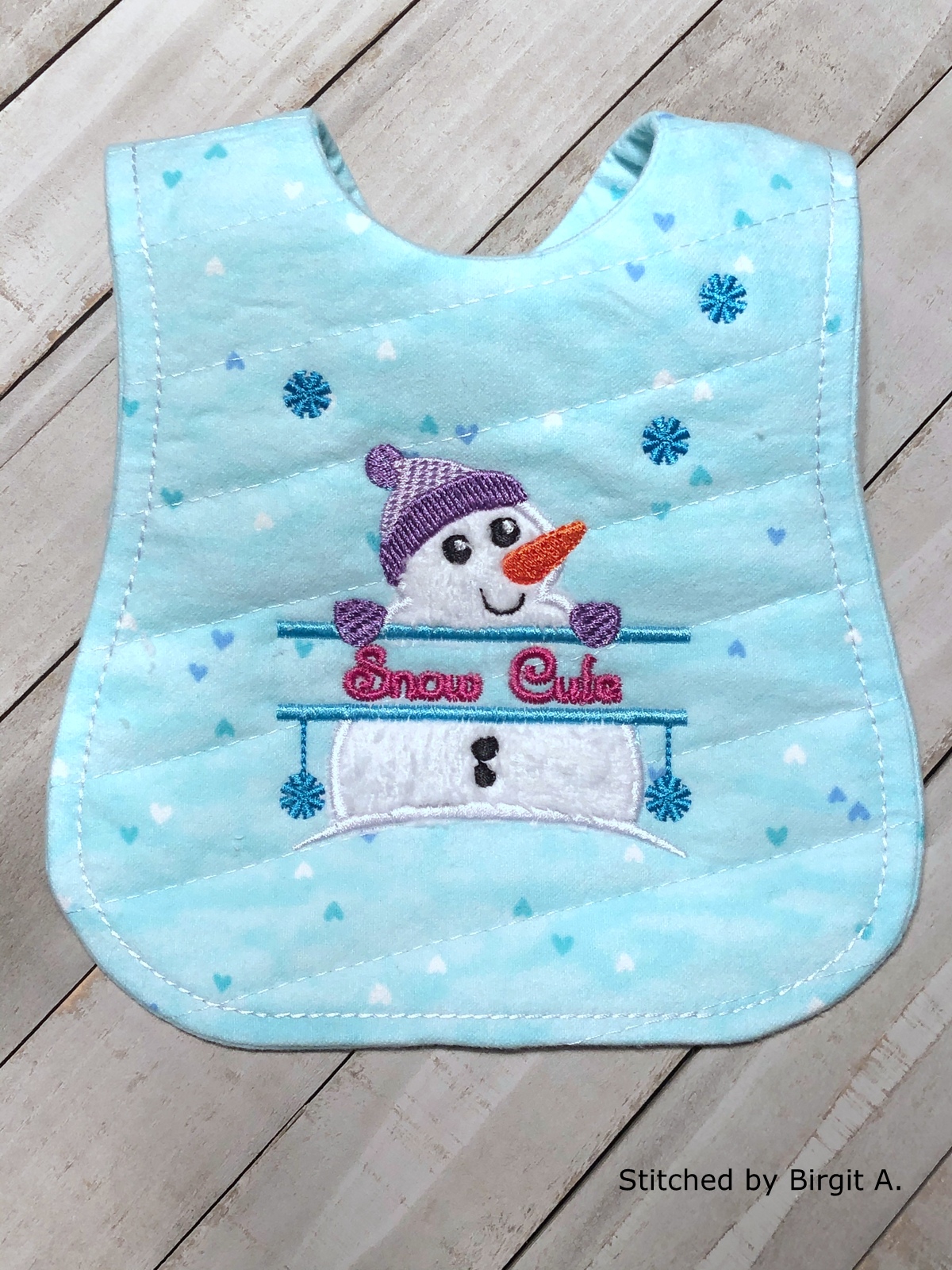 Snow Cute Baby Bib-7