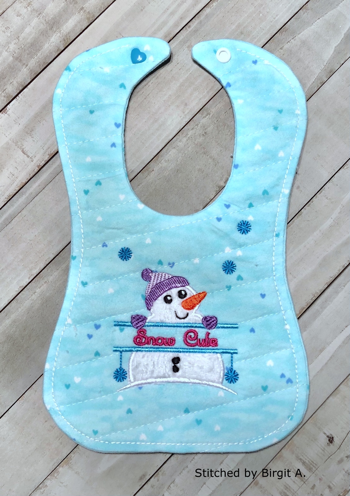 Snow Cute Baby Bib-8