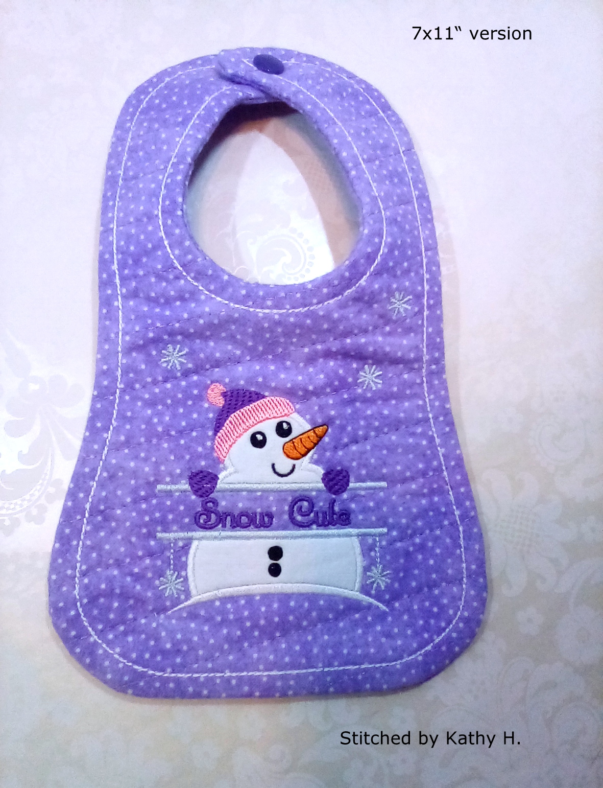 Snow Cute Baby Bib-12