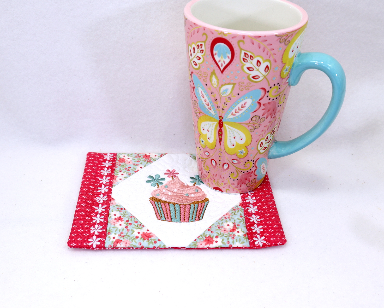 Cupcake Mug Rug 2-4