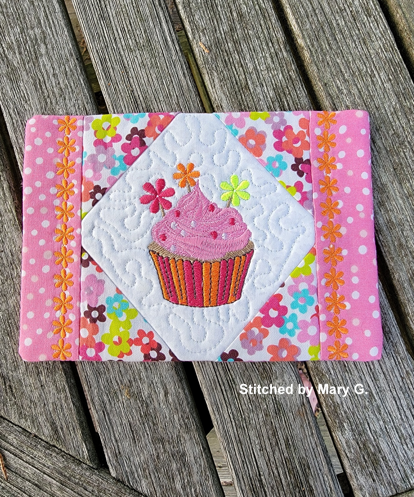 Cupcake Mug Rug 2-5