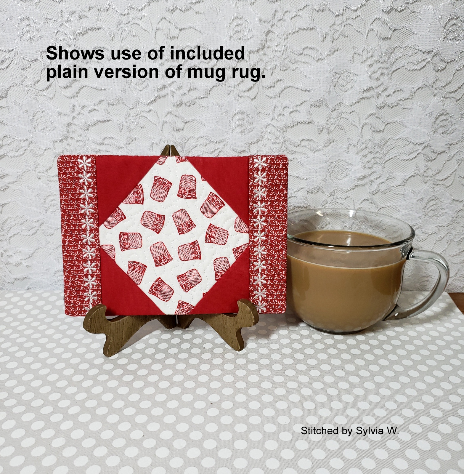 Cupcake Mug Rug 2-8