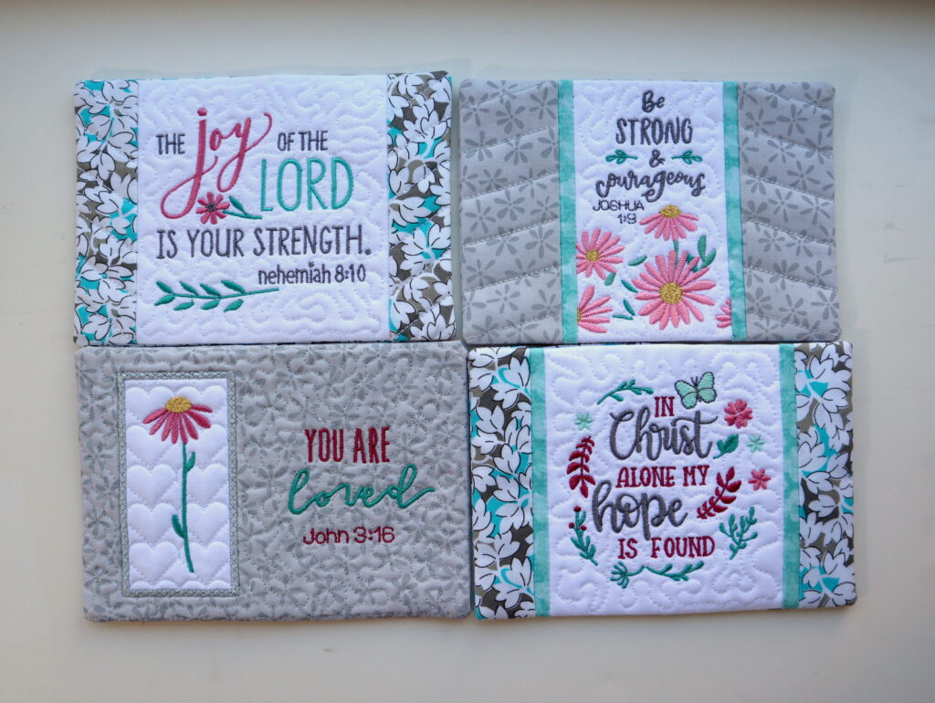 Inspirational Sayings Mug Rugs Set 3-3