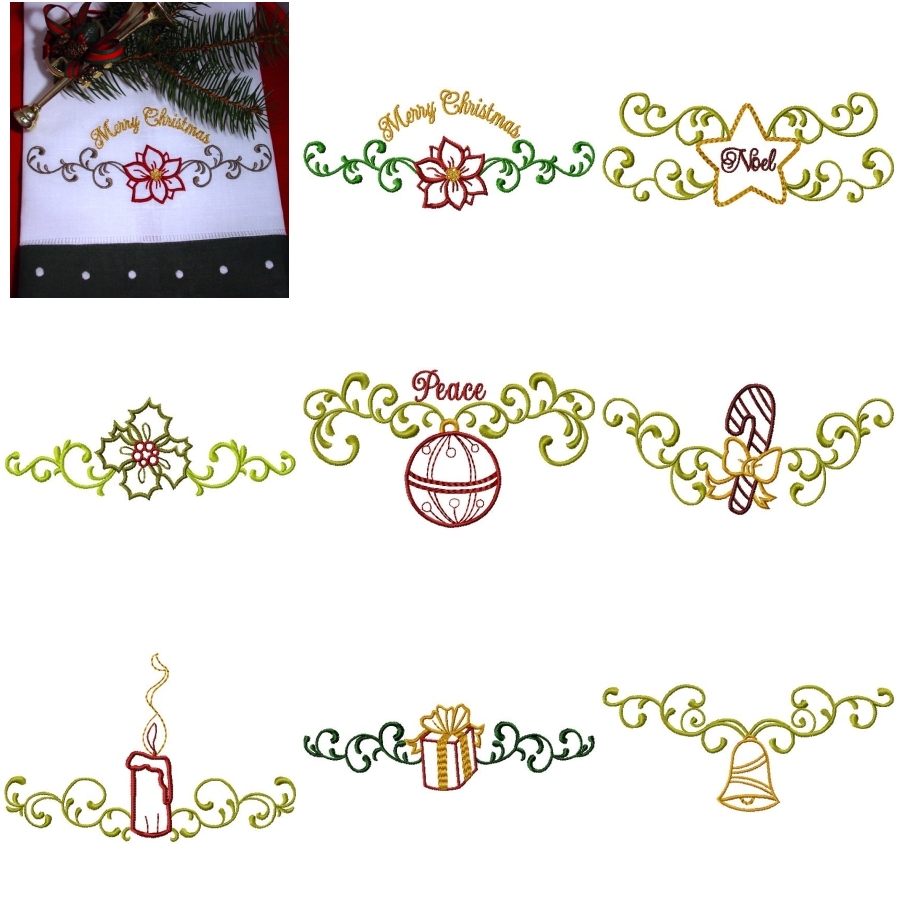 Christmas Borders 5x7