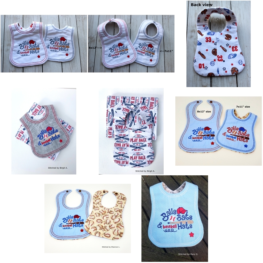 Baseball Bib (XL Hoops)