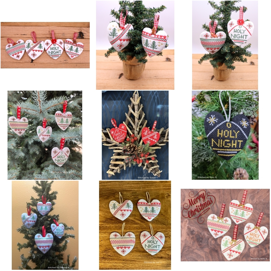 Christmas Heart Ornaments