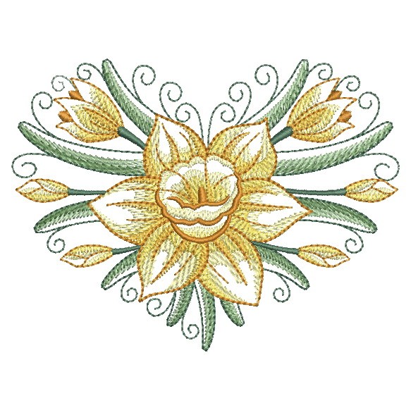 Art Deco Daffodils-10