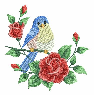 Bird And Flower-5