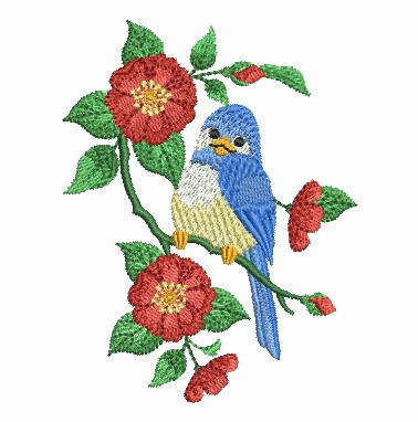 Bird And Flower-11