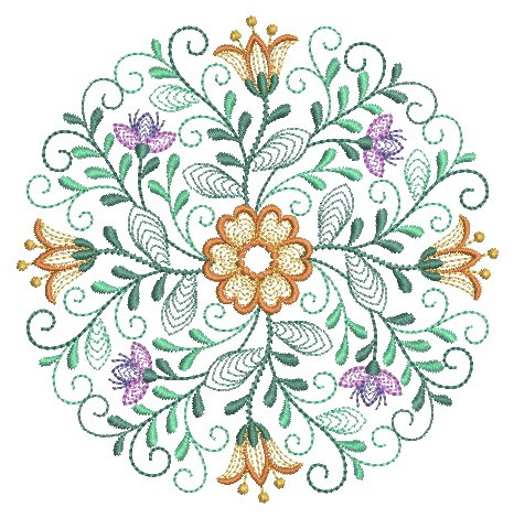 Floral Circle Quilts | OregonPatchWorks