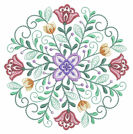 Floral Circle Quilts | OregonPatchWorks