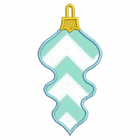 Applique Christmas Ornaments-8