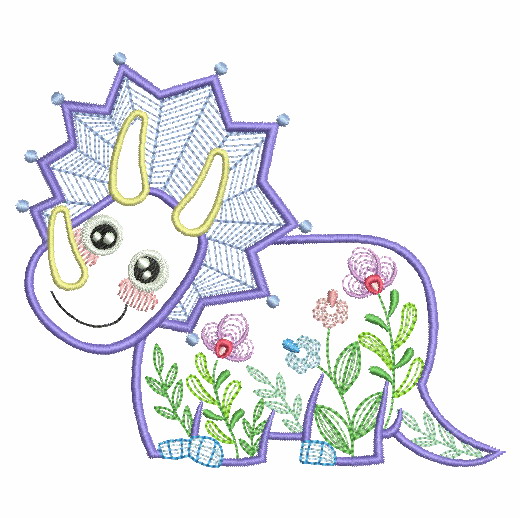 Floral Dinosaurs-4