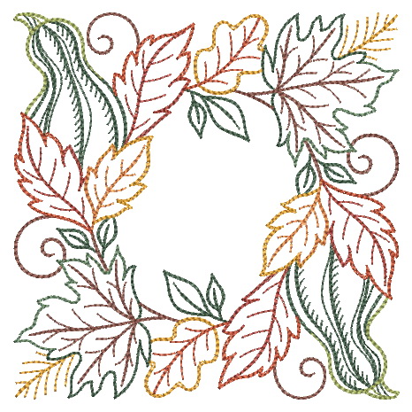 Autumn Quilt Square-11