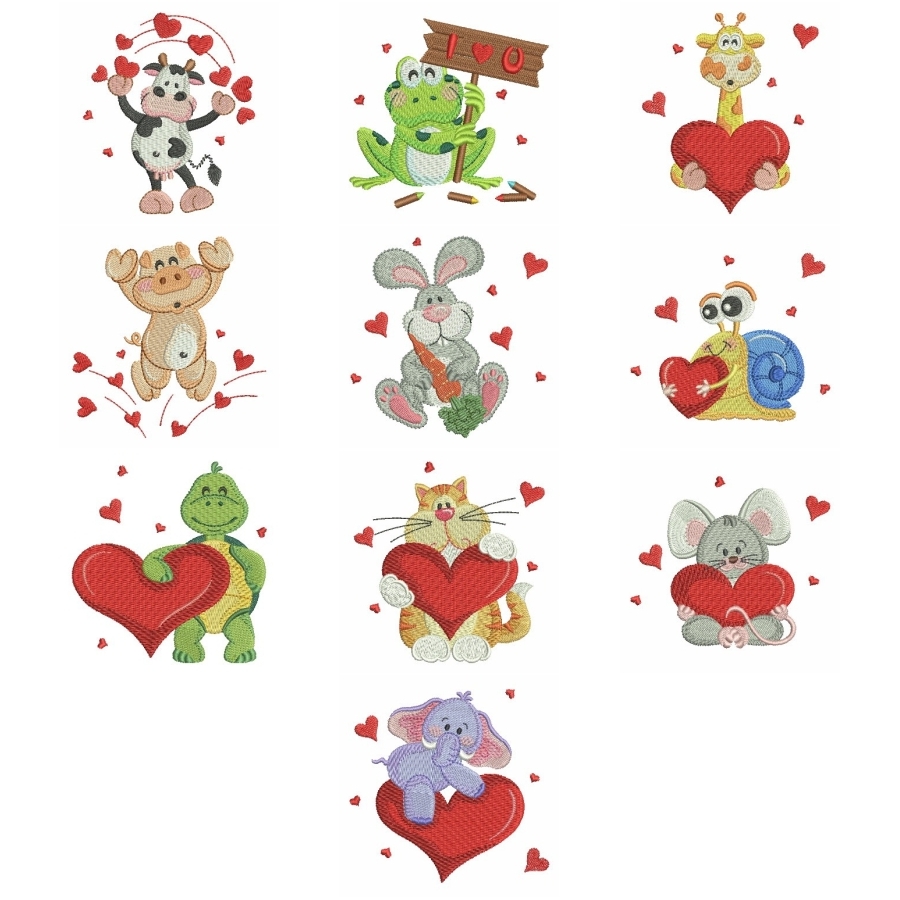 Animals Valentines Day