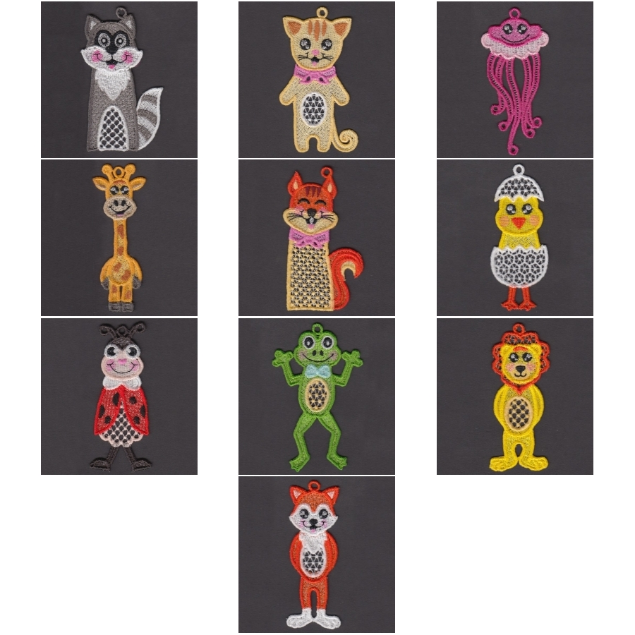 FSL Cute Animal Bookmarks