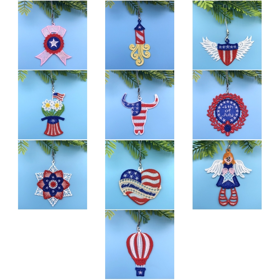 FSL Patriotic Ornaments