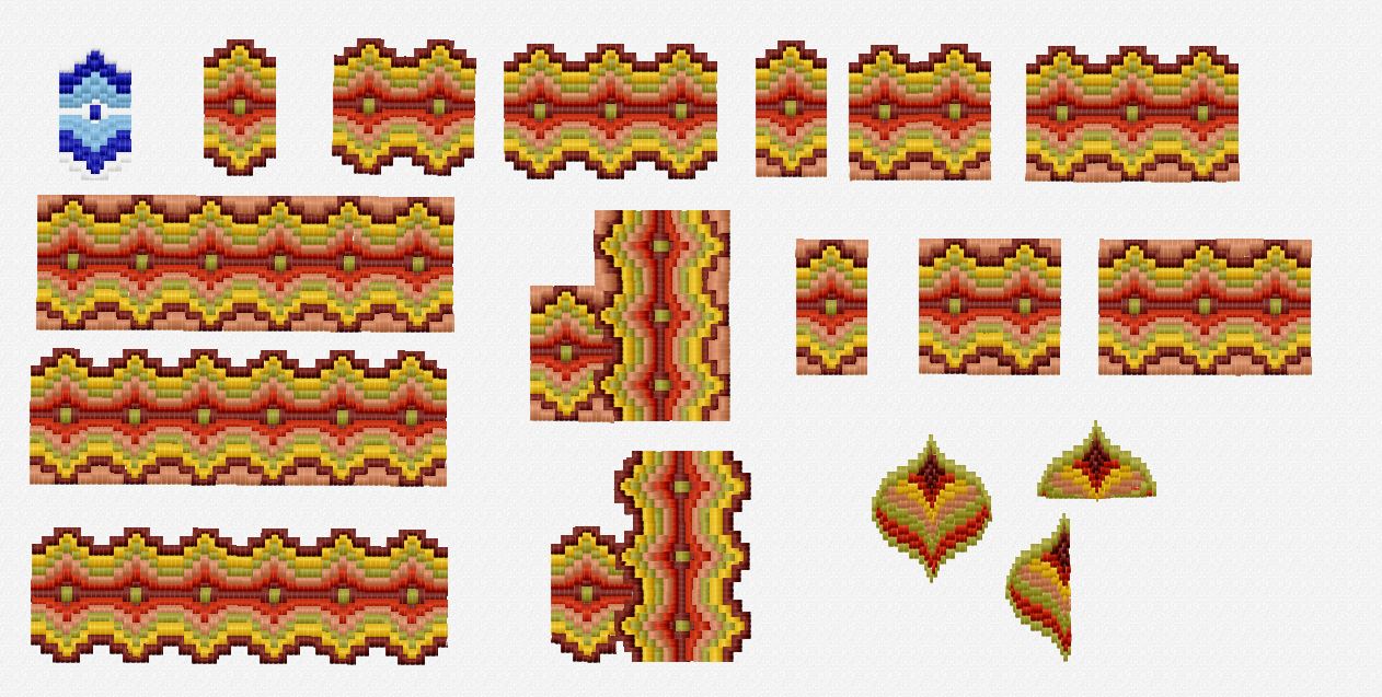 Bargello - SET 5 Sizes-4