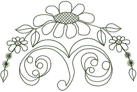 Line Art Floral | OregonPatchWorks