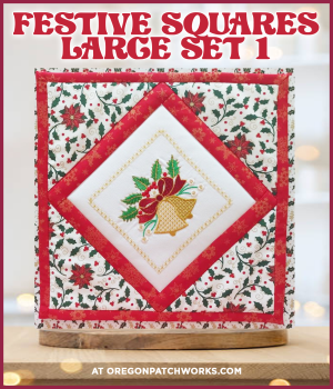 Aljay Designs Festive Squares Large Set 1