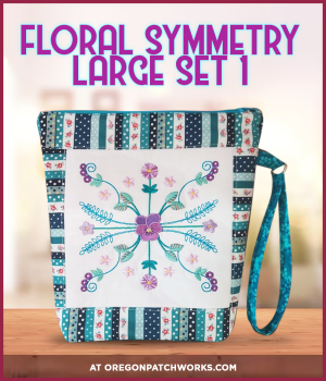 Aljay Designs Floral Symmetry Large Set 1