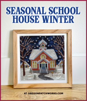 Heav’n Sent Creations   Seasonal School House Winter