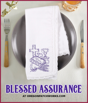 EMBROIDERY PLAYGROUND Blessed Assurance