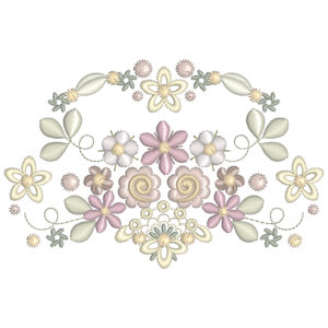 R81026 Available Custom Logo Embroidery Floral Transparent